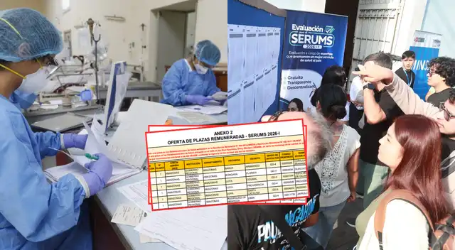 Link para ver participantes SERUMS 2026-I: Quiénes están aptos para el proceso.