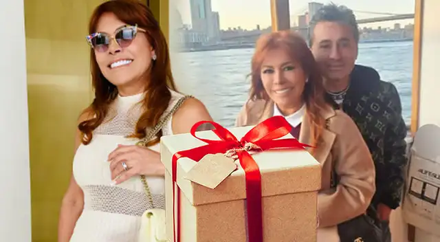Magaly Medina 'ROMPE EL CHANCHITO' y sorprende a Alfredo Zambrano con tremendo 'REGALAZO' por su cumpleaños