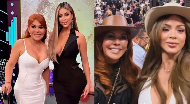 Magaly y Sheyla Rojas se muestran más unidas que nunca y gozan concierto en México.