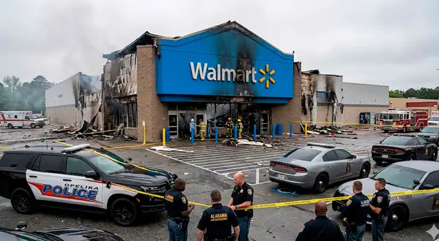 Incendio dentro del Walmart dejó a dos personas heridas en Pensilvania.