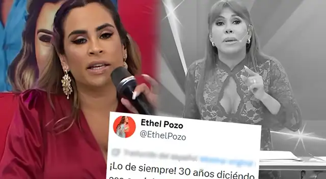 Ethel Pozo se HARTA de Magaly Medina y la ENFRENTA por comentarios sobre su peso.