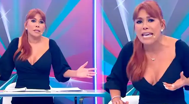 Magaly Medina explota contra trabajador por error en su programa