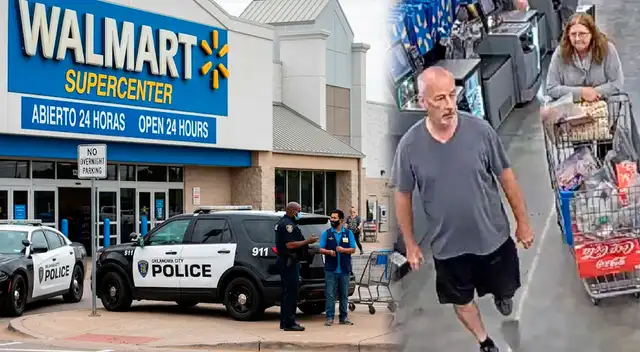 Identifican a pareja que realizó un INSÓLITO ROBO dentro del Walmart.