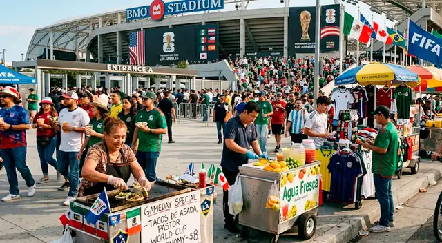 Vendedores ambulantes podrán participar en el Mundial 2026 en Los Ángeles.