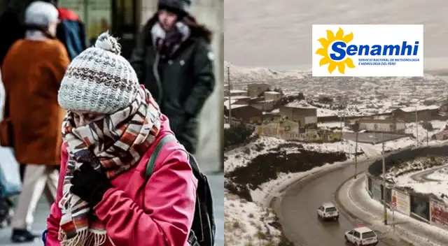 Senamhi activa alerta naranja 47 horas por frío en 14 regiones.