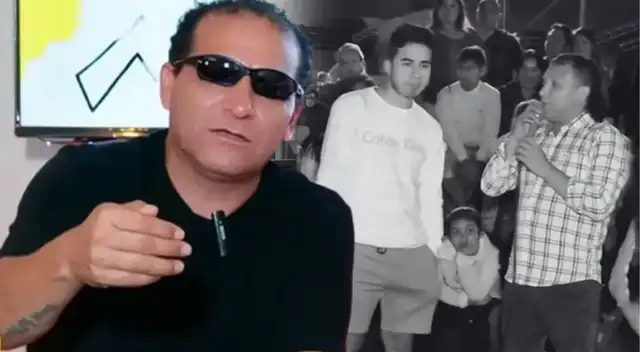 Edwin Aurora molesto por la reacción de su hijo al pedirle una prueba de ADN.