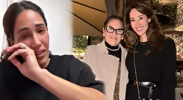 Tepha Loza no pudo ocultar las lágrimas al recordar a su madre fallecida. Tepha Loza no pudo ocultar las lágrimas al recordar a su madre fallecida.