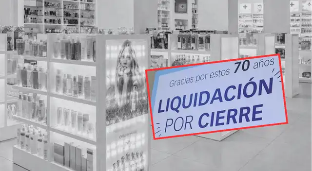 amosa cadena de perfumerías pone fin a 22 locales tras siete décadas de historia.