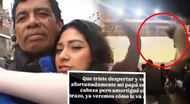 Hija de Cachay se pronuncia sobre agresión de hombre en show.