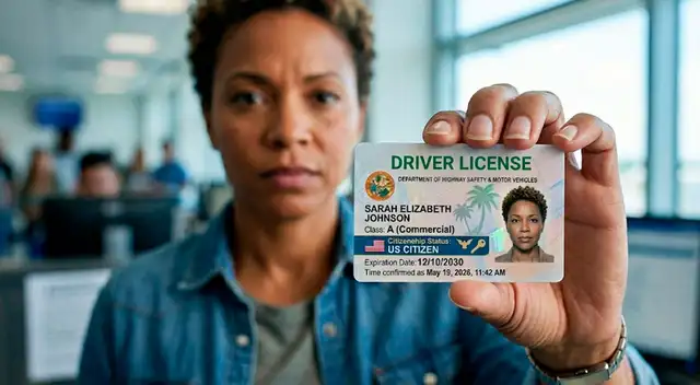 En este estado se mostrará tu estatus de ciudadanía en las licencias de conducir.