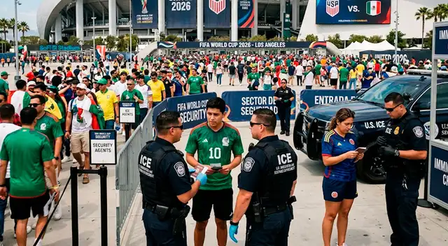 ICE podría realizar operativos durante la Copa Mundial de Fútbol 2026.