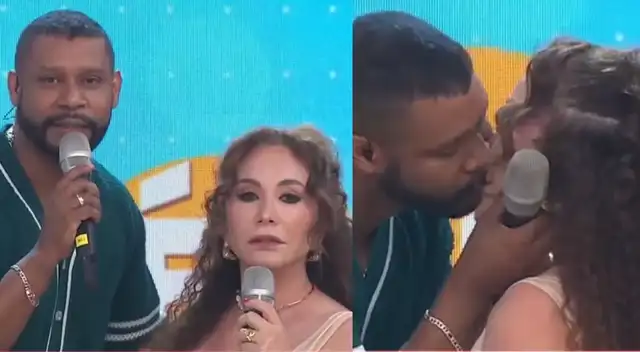 Edson Dávila besa a Janet Barboza EN VIVO y deja en shock a todos.