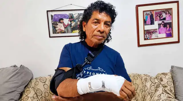 José Luis Cachay tiene fracturado el brazo y será operado de emergencia.