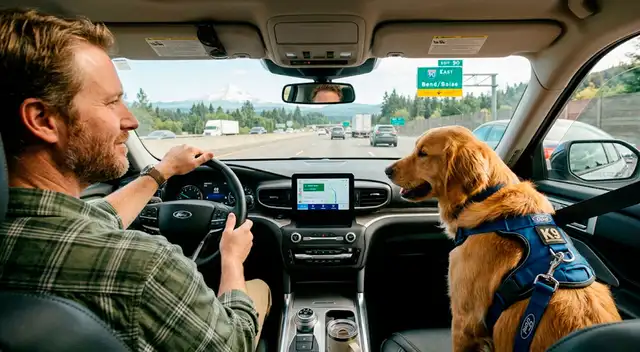 Pasear en carro con tu perro en Florida podría derivar en una multa.