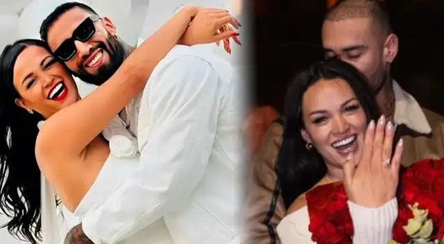 Angie Arizaga da detalles de su boda con Jota Benz