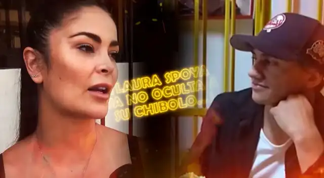 Laura Spoya su “chibolo” son captados juntos.