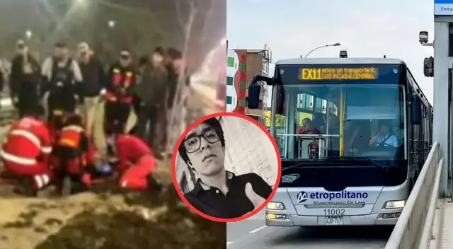 Joven queda en coma tras ser atropellado en vía del Metropolitano en Comas: conductor huyó y es buscado por la ATU.