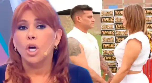 Magaly Medina se manda contra Christian Domínguez y Karla Tarazona.