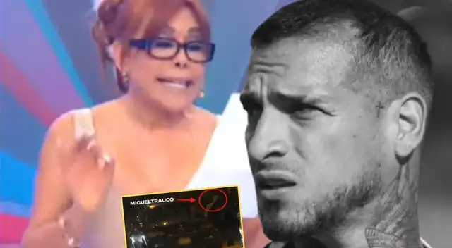 Magaly Medina expone la denuncia de Miguel Trauco para impedir que difunda su ampay. Magaly Medina expone la denuncia de Miguel Trauco para impedir que difunda su ampay.