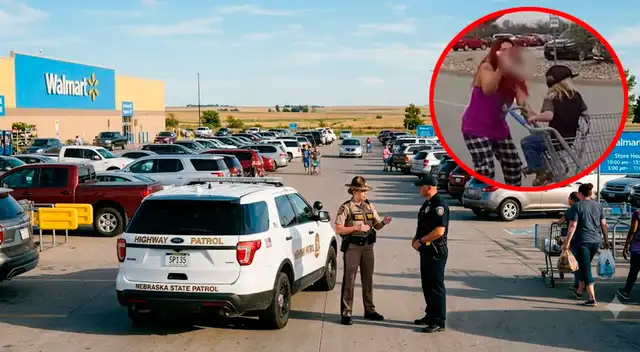 Mujer AMENAZA con apuñalar a un menor en el estacionamiento de un Walmart.