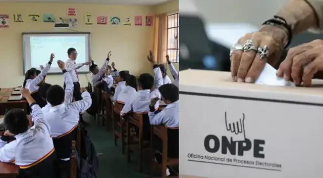 Elecciones 2026: Minedu confirma suspensión de clases del 5 al 8 de junio.