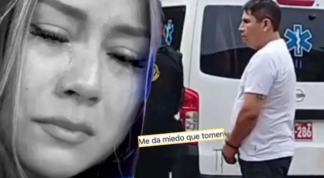 Milenka Nolasco se pronuncia luego que su padre sea detenido.