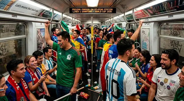 Estas son las 4 líneas del Metro de Nueva York que cambiarán por el Mundial de fútbol 2026. Estas son las 4 líneas del Metro de Nueva York que cambiarán por el Mundial de fútbol 2026.
