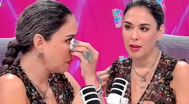 Adriana Quevedo lloró al recordar la pérdida de su bebé. Adriana Quevedo lloró al recordar la pérdida de su bebé.