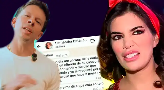 Mario Hart es expuesto por Samantha Batallanos