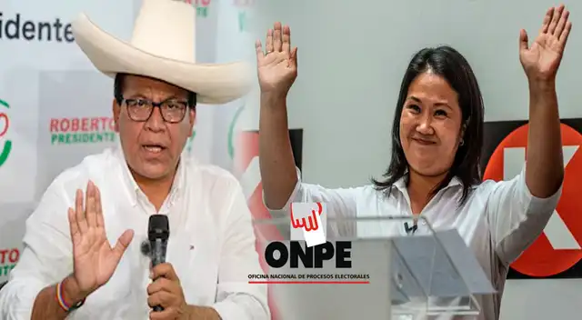 l 98.258% Keiko Fujimori amplía su ventaja sobre Roberto Sánchez.