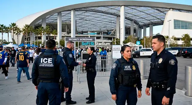 ICE estará presente en el estadio de Los Ángeles HOY por el Mundial 2026. ICE estará presente en el estadio de Los Ángeles HOY por el Mundial 2026.