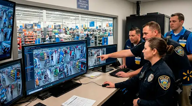 Dos adolescentes casi generan TERRIBLE ACCIDENTE dentro de un Walmart.