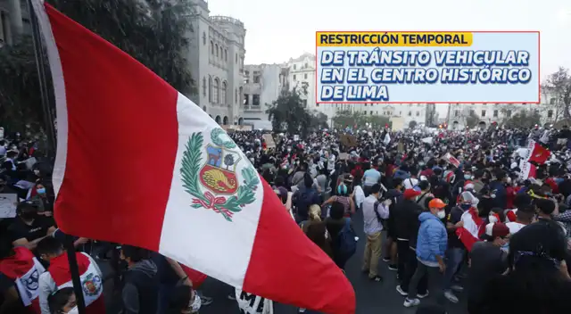 Municipalidad de Lima restringirá el tránsito por 48 horas ante protestas: conoce el plan de desvío.