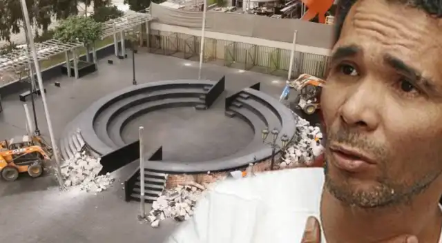 Kike Suero reacciona con indignación a la demolición de anfiteatros en la Alameda Chabuca Granda