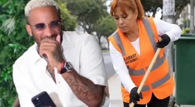Jefferson Farfán acorrala a Magaly Medina sobre servicio comunitario.