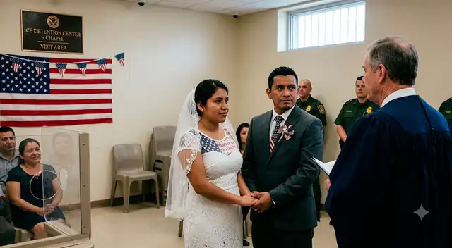 Así son los matrimonios en centros de detención del ICE en EE.UU.