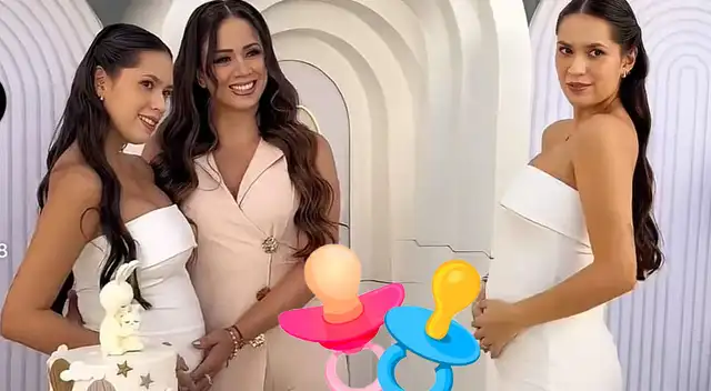 Gianella Marquina, hija mayor de Melissa Klug, celebra fiesta de revelación de género de su PRIMER BEBÉ: "Una barriguita de..."