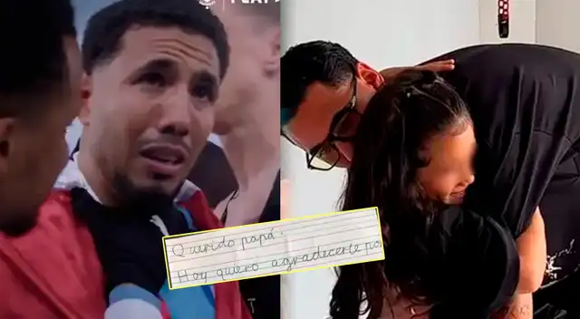 Sergio Peña se QUIEBRA al leer la desgarradora carta de su hija con Valery Revello por el Día del Padre: "Linda palabras" Sergio Peña se QUIEBRA al leer la desgarradora carta de su hija con Valery Revello por el Día del Padre: "Linda palabras"