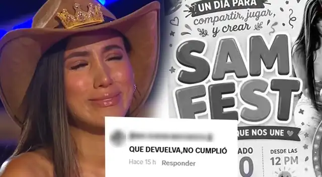 Samahara Lobatón en el OJO DE LA TORMENTA tras FACTURAR con evento y la acusan de 'ESTAFA'.