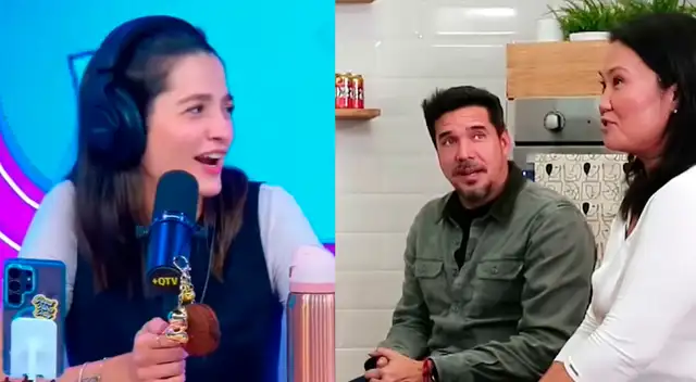 ¡SE PASÓ DE FRÍA! ! Majo con Sabor deja en SHOCK al confesar que "atrasó" a Keiko Fujimori con Gabriel Calvo: “Yo la…”