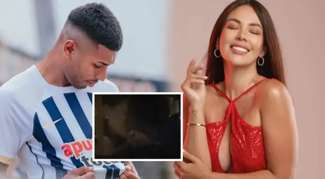 Las cámaras de Magaly TV captaron a una exMiss Perú y a un futbolista compartiendo besos, tragos y una larga velada.