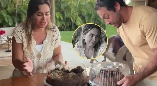 Julián Alexander bota la torta de la hija de Ethel Pozo y ella enfurece.
