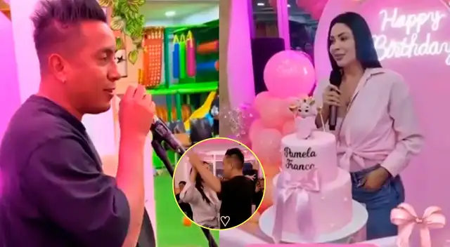 Christian Cueva sorprende a Pamela Franco y desata el furor con inesperado baile en la fiesta de cumpleaños que le organizaron sus fans