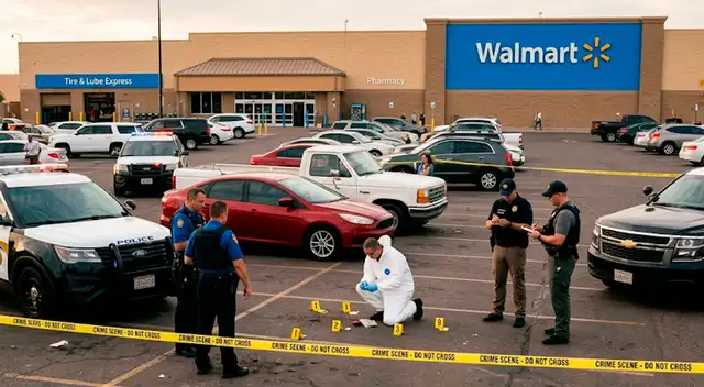 Atacaron a un cliente con un arma blanca dentro del estacionamiento de un Walmart. Atacaron a un cliente con un arma blanca dentro del estacionamiento de un Walmart.