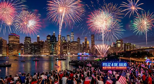 Horario para ver los fuegos artificiales el 4 de julio en Estados Unidos. Horario para ver los fuegos artificiales el 4 de julio en Estados Unidos.