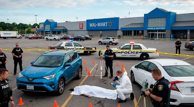 Una pelea en el estacionamiento del Walmart dejó un DESENLACE FATAL.