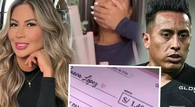 ¡No fue Christian Cueva! Pamela López exponte LUJOSO CHEQUE que recibió su hija por su cumpleaños y la hizo llorar: "El monto es..."