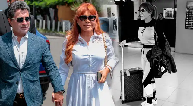 Magaly Medina se va de viaje con Alfredo Zambrano.