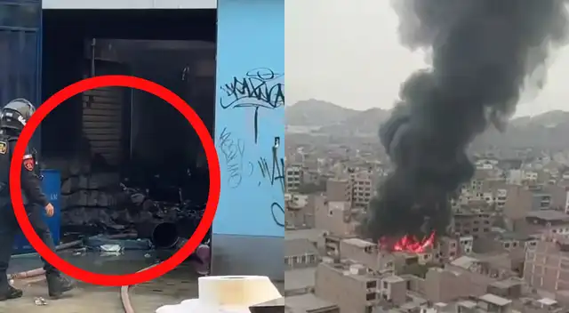 Incendio voraz consume almacén en Ate: emergencia moviliza a más de 10 unidades de bomberos. Incendio voraz consume almacén en Ate: emergencia moviliza a más de 10 unidades de bomberos.