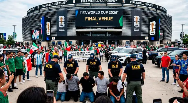 ICE arrestó a más de 20 personas en esta ciudad durante la Copa Mundial 2026. ICE arrestó a más de 20 personas en esta ciudad durante la Copa Mundial 2026.